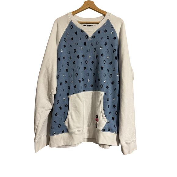 Parish Make Your Own Luck Lucky 7's Horseshoe Clover Sweatshirt 4XL - Picture 1 of 7